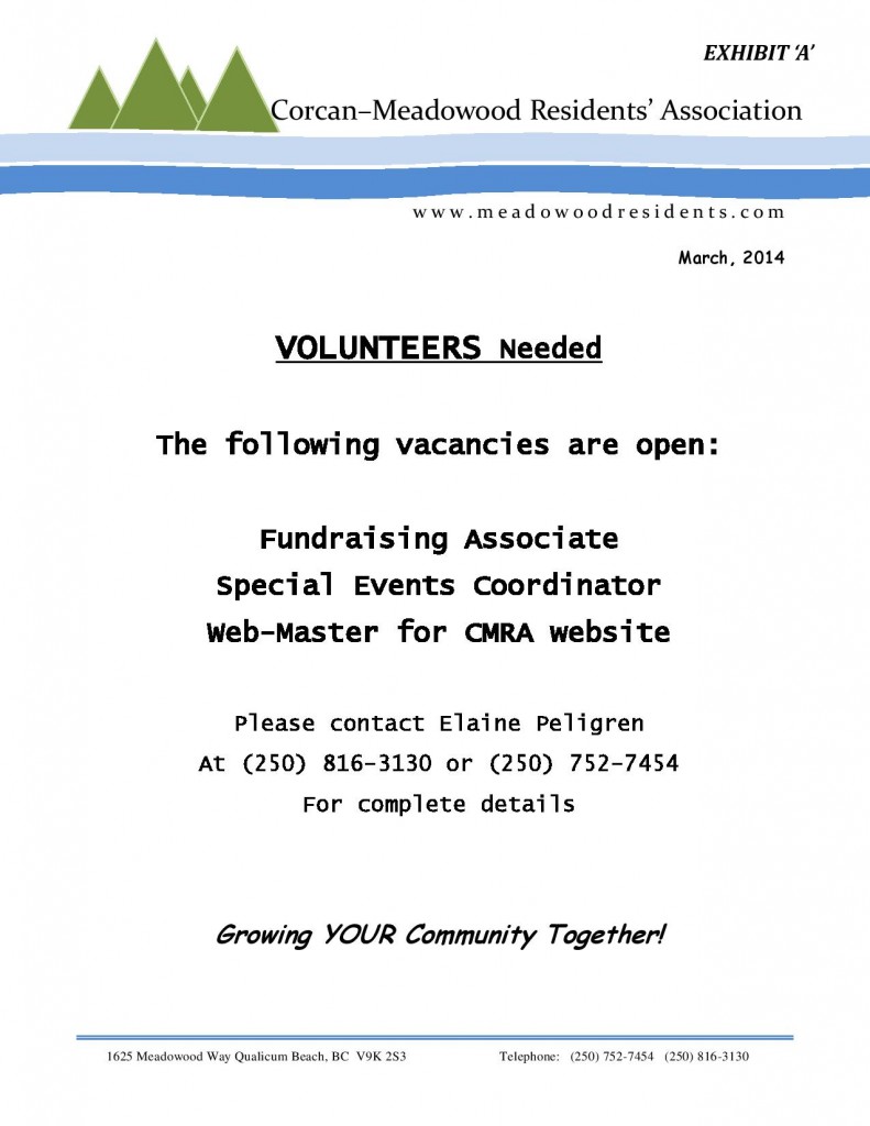 CMRA Volunteer Recruitment Notice Mar. 2014-page-001
