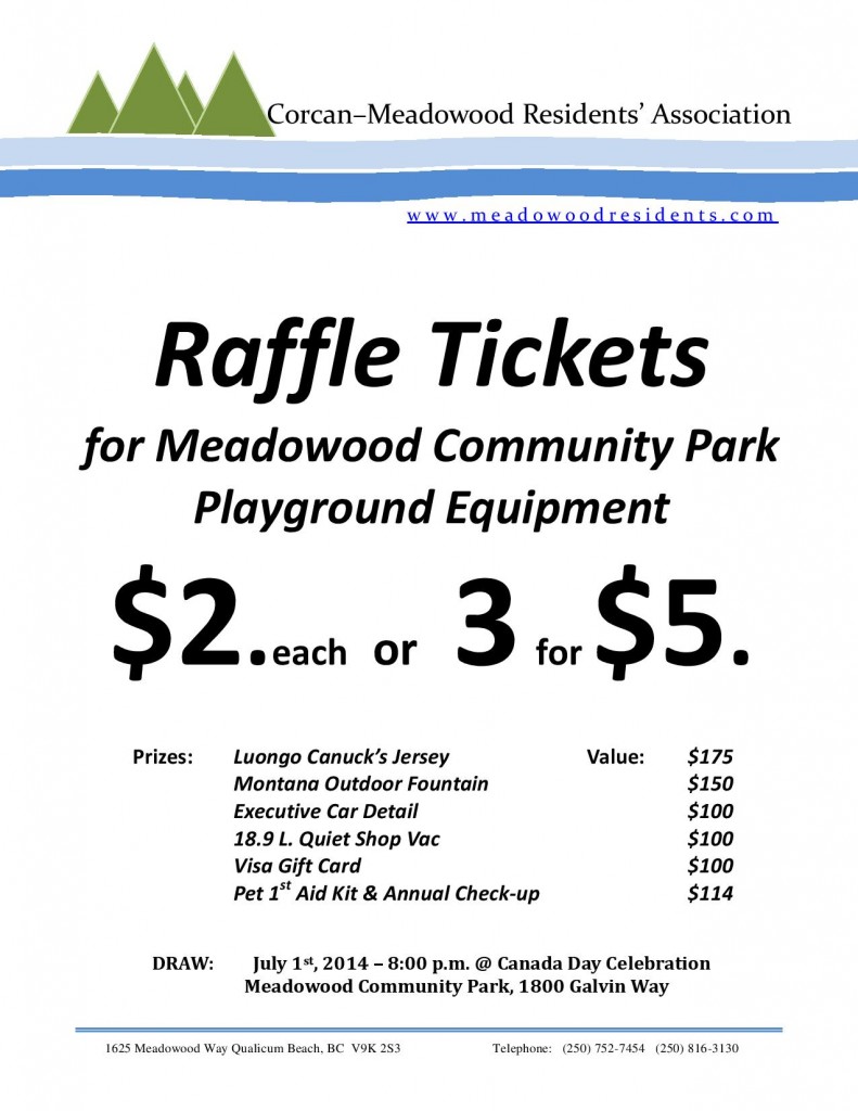 CMRA Raffle Tickets Sign May, 2014-page-001