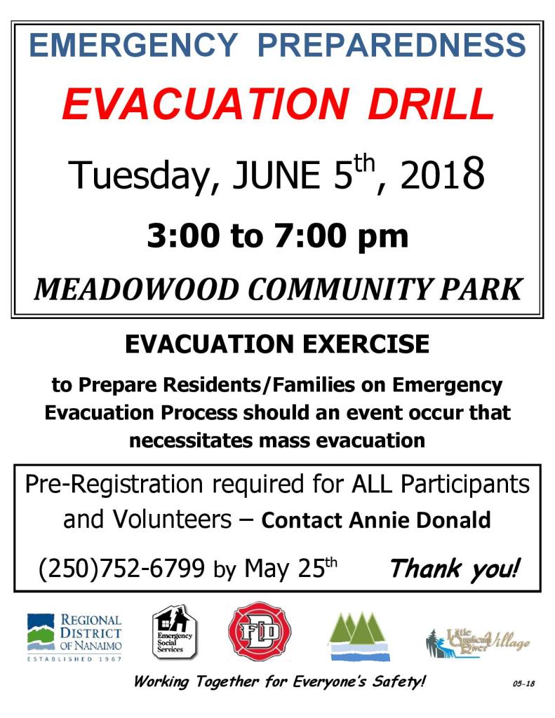 NEPP EVACUATION DRILL Poster for June 5, 2018 REV.05-15-page-001